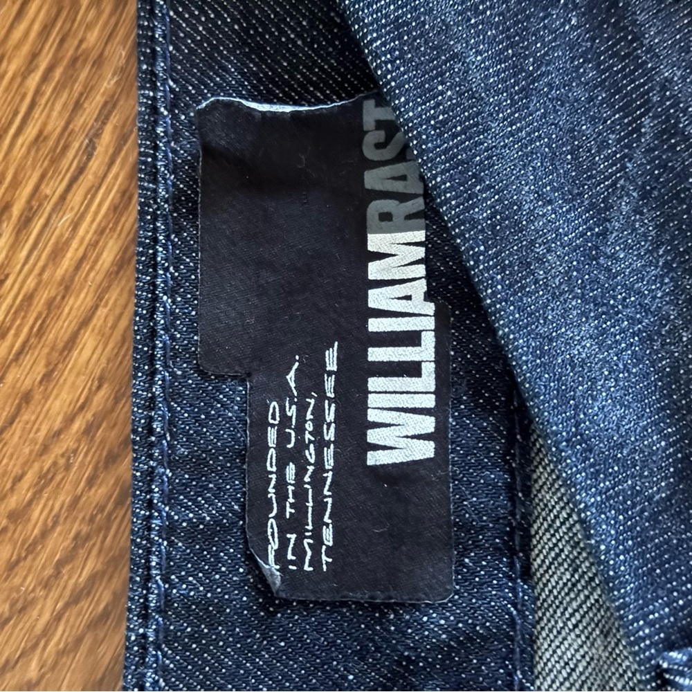 Vintage William Rast Low Rise Straight Dark Denim Jeans Size 28 - Picture 7 of 10